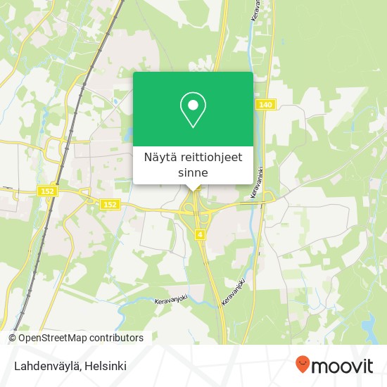 Lahdenväylä kartta