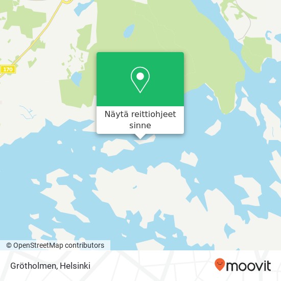 Grötholmen kartta