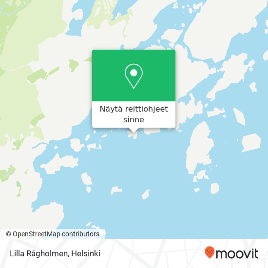 Lilla Rågholmen kartta