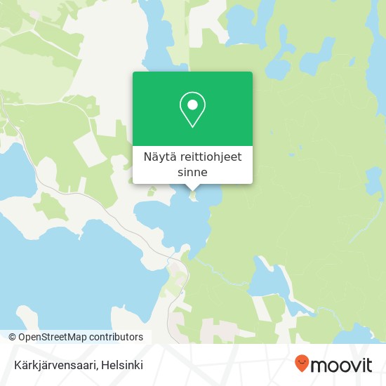 Kärkjärvensaari kartta