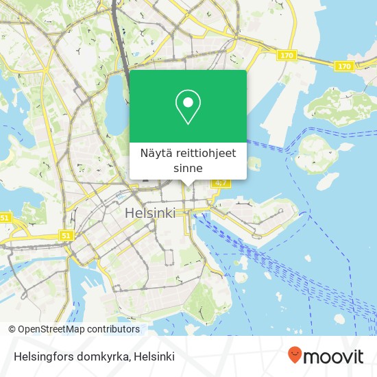 Helsingfors domkyrka kartta