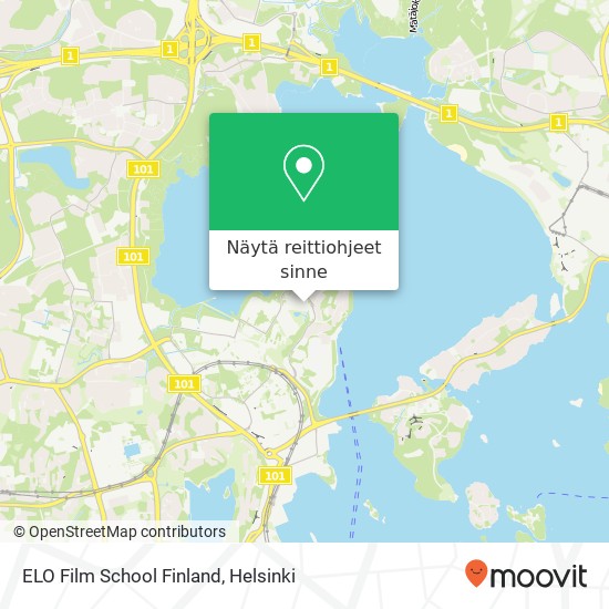 ELO Film School Finland kartta