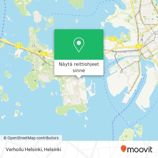 Verhoilu Helsinki kartta