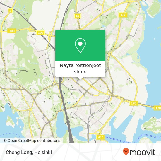 Cheng Long, Aleksis Kiven katu 17 FI-00510 Helsinki kartta