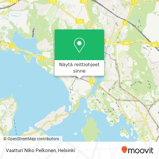 Vaatturi Niko Pelkonen, Munkkiniemen puistotie 18 FI-00330 Helsinki kartta