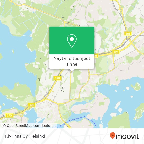 Kivilinna Oy, Sahaajankatu 11 FI-00880 Helsinki kartta