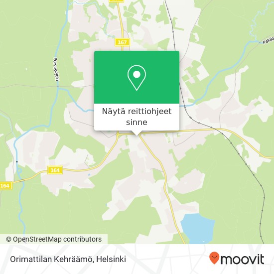 Orimattilan Kehräämö kartta