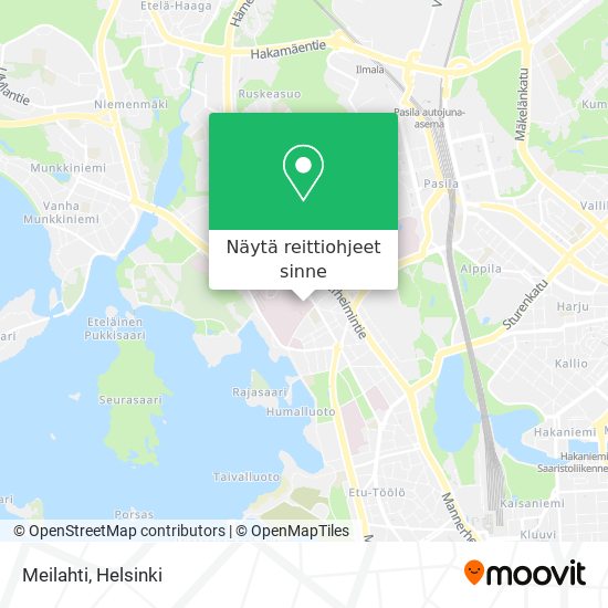 Kuinka päästä kohteeseen Meilahti paikassa Helsinki kulkuvälineellä Bussi,  Metro tai Juna?