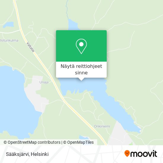 Sääksjärvi kartta