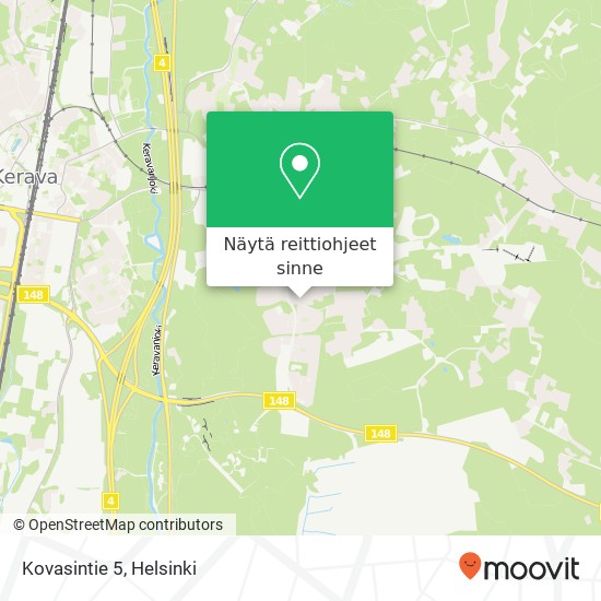 Kovasintie 5 kartta