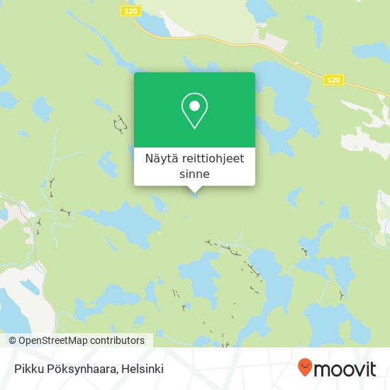 Pikku Pöksynhaara kartta