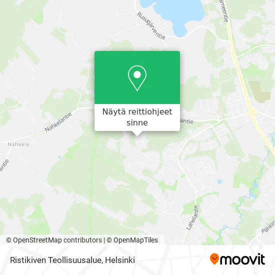 Ristikiven Teollisuusalue kartta