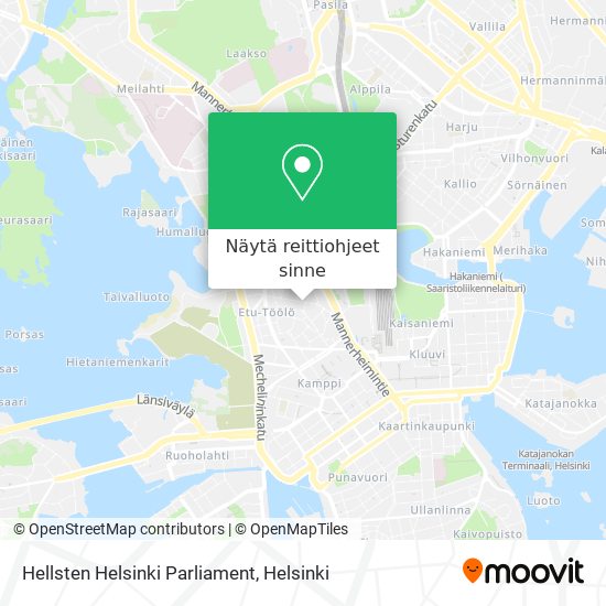 Hellsten Helsinki Parliament kartta