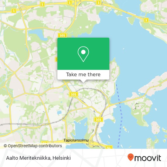 Aalto Meritekniikka kartta