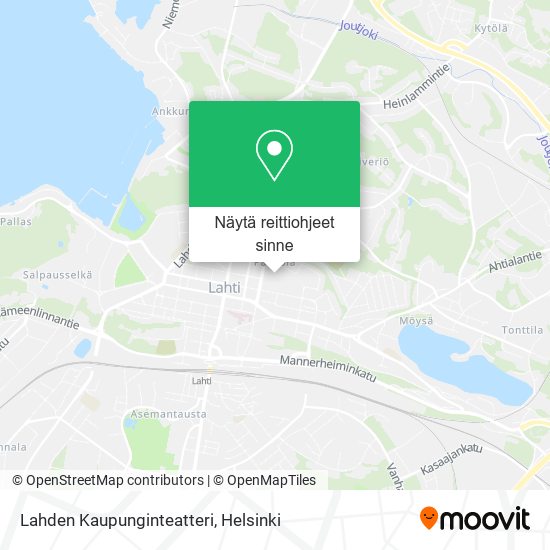 Kuinka päästä kohteeseen Lahden Kaupunginteatteri paikassa Lahti  kulkuvälineellä Bussi tai Juna?