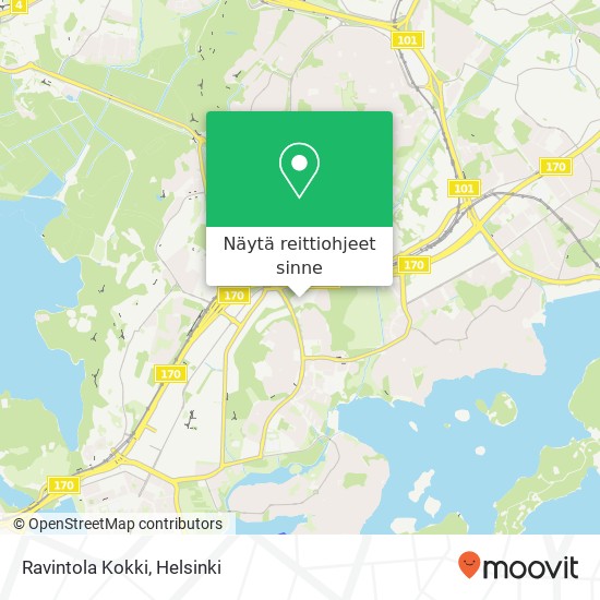 Ravintola Kokki kartta