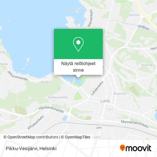 Kuinka päästä kohteeseen Pikku-Vesijärvi paikassa Lahti kulkuvälineellä  Bussi tai Juna?