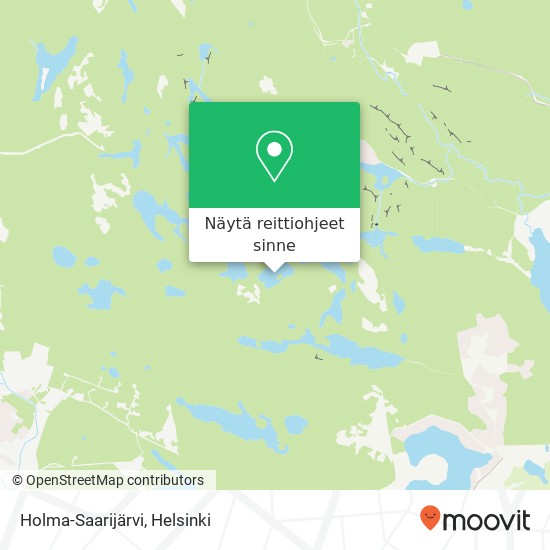 Holma-Saarijärvi kartta