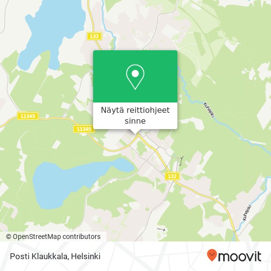 Posti Klaukkala kartta