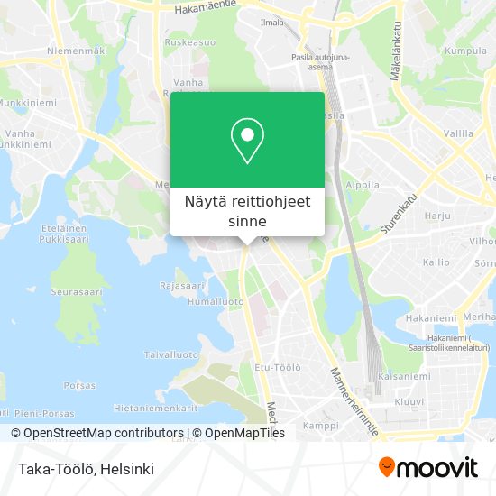 Kuinka päästä kohteeseen Taka-Töölö paikassa Helsinki kulkuvälineellä  Bussi, Metro tai Juna?