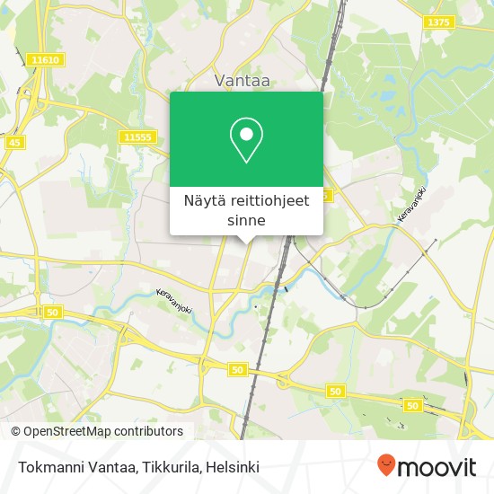 Tokmanni Vantaa, Tikkurila kartta