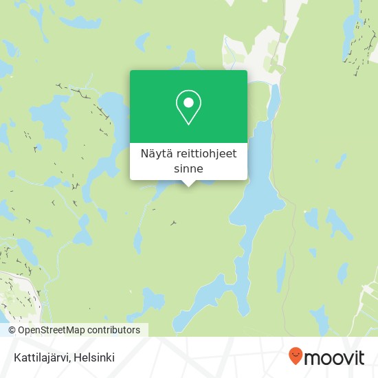 Kattilajärvi kartta
