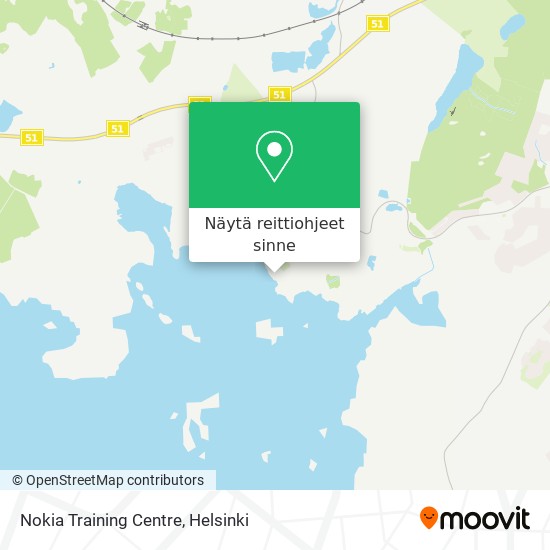 Nokia Training Centre kartta