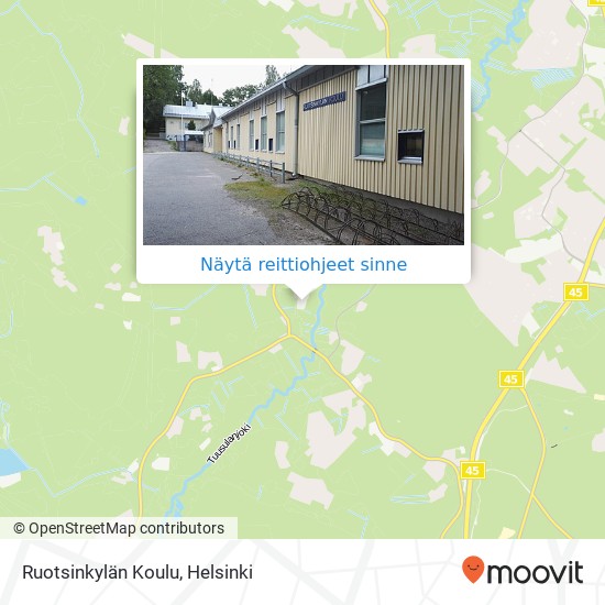 Ruotsinkylän Koulu kartta