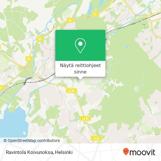 Ravintola Koivunoksa kartta