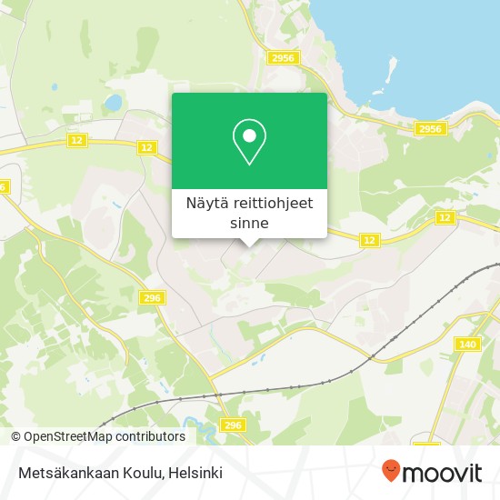 Metsäkankaan Koulu kartta