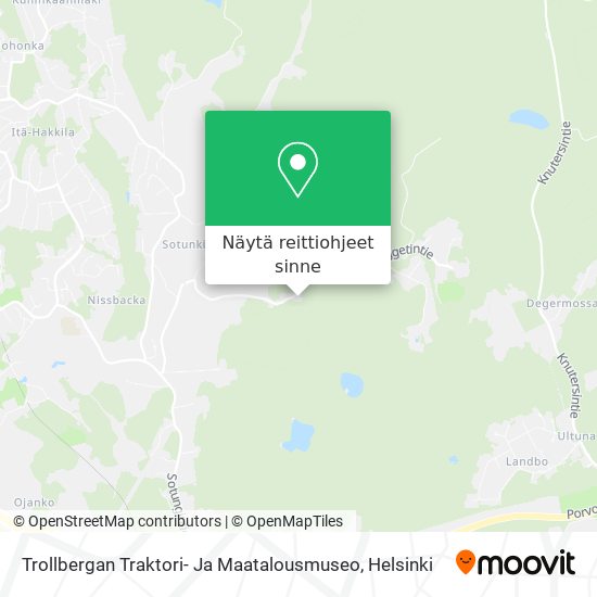 Trollbergan Traktori- Ja Maatalousmuseo kartta