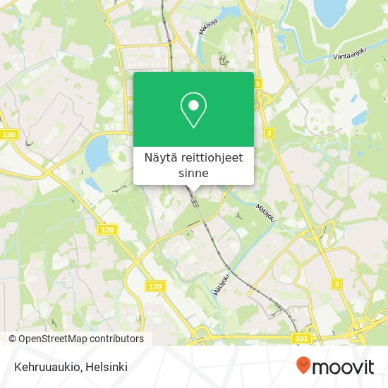 Kehruuaukio kartta