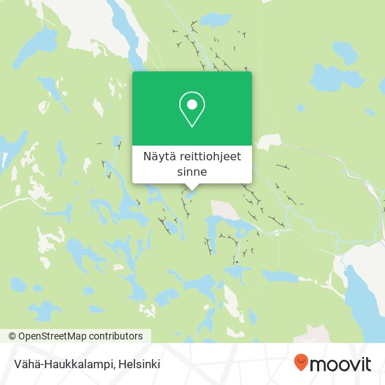 Vähä-Haukkalampi kartta