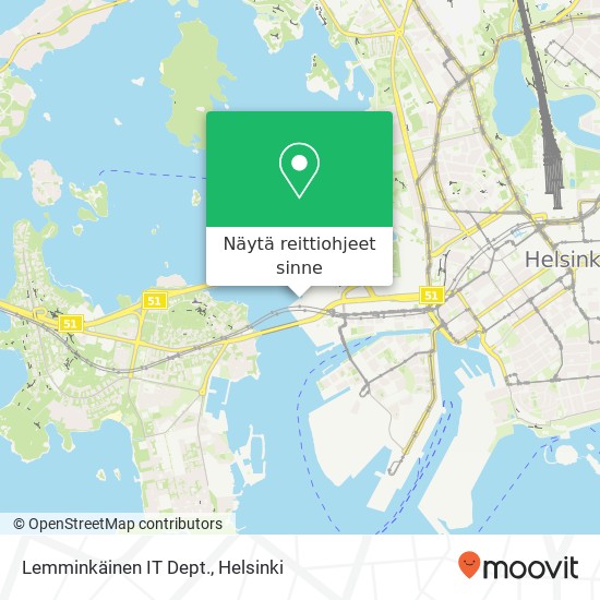 Lemminkäinen IT Dept. kartta