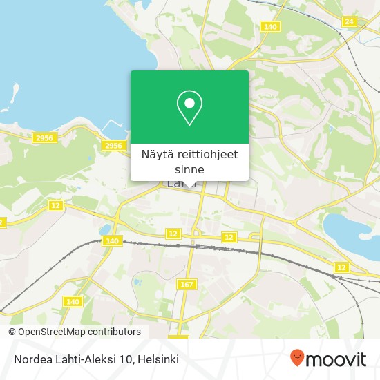 Nordea Lahti-Aleksi 10 kartta