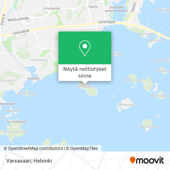 Kuinka päästä kohteeseen Varsasaari paikassa Helsinki kulkuvälineellä  Bussi, Metro tai Raitiovaunu?