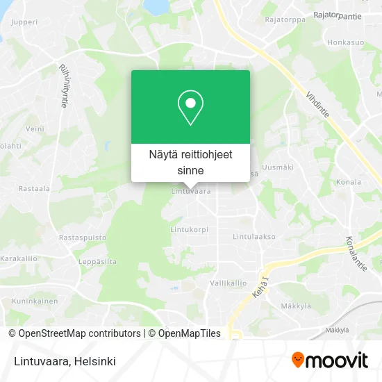 Lintuvaara kartta