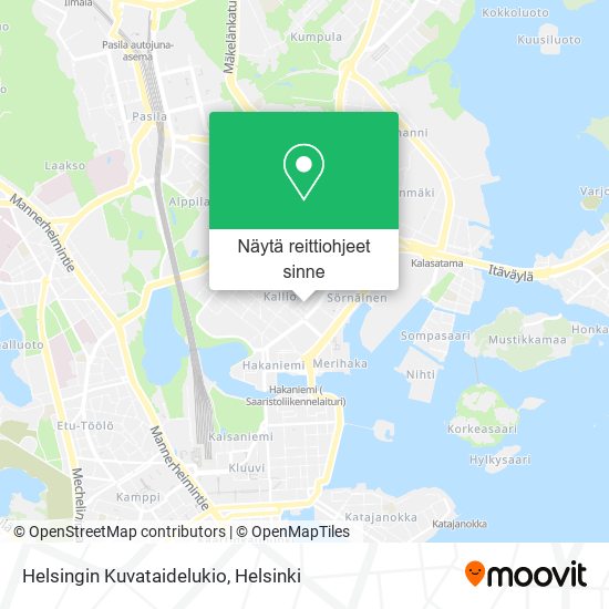 Helsingin Kuvataidelukio kartta