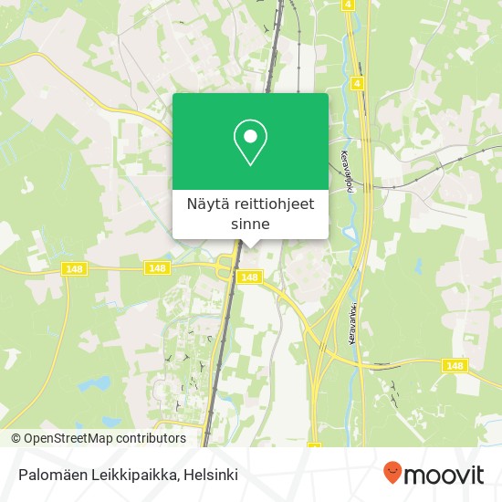 Palomäen Leikkipaikka kartta