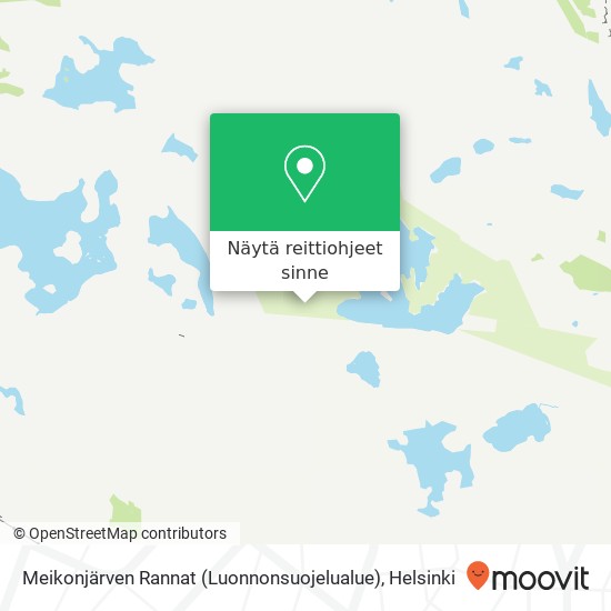 Meikonjärven Rannat (Luonnonsuojelualue) kartta