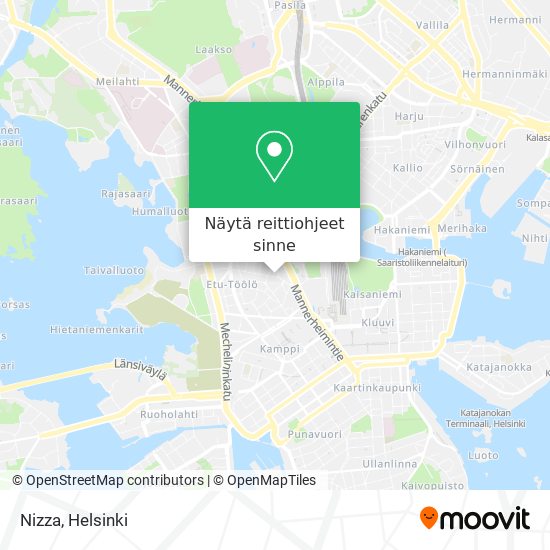 Kuinka päästä kohteeseen Nizza paikassa Helsinki kulkuvälineellä Bussi,  Juna tai Metro?