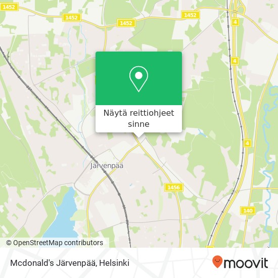 Mcdonald's Järvenpää kartta