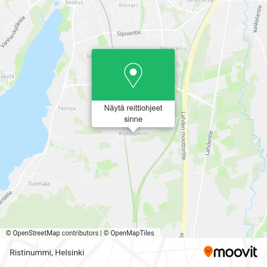 Ristinummi kartta