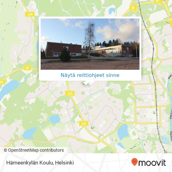 Hämeenkylän Koulu kartta