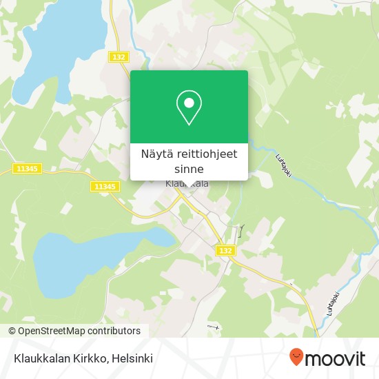 Kuinka päästä kohteeseen Klaukkalan Kirkko paikassa Nurmijärvi  kulkuvälineellä Bussi tai Juna?