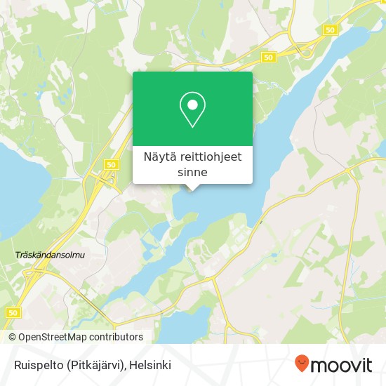 Ruispelto (Pitkäjärvi) kartta