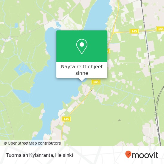 Tuomalan Kylänranta kartta