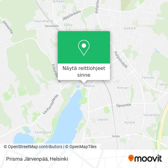 Kuinka päästä kohteeseen Prisma Järvenpää kulkuvälineellä Bussi tai Juna?