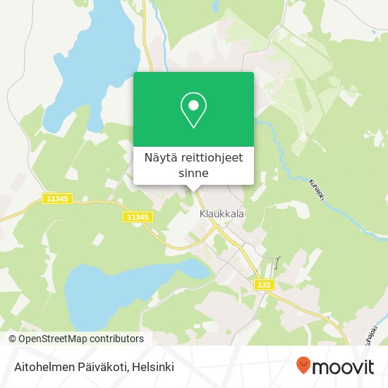 Aitohelmen Päiväkoti kartta