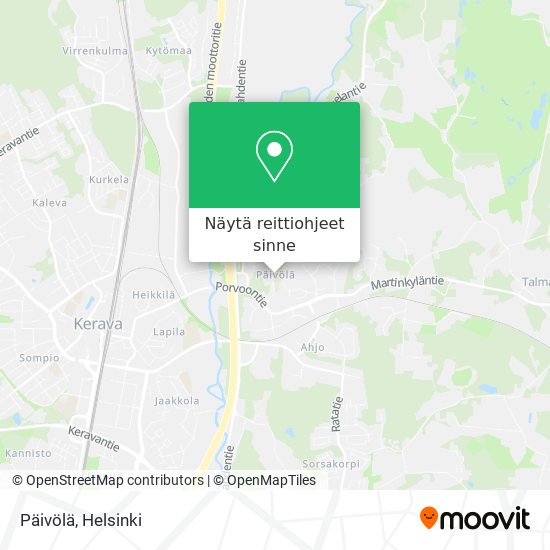 Päivölä kartta